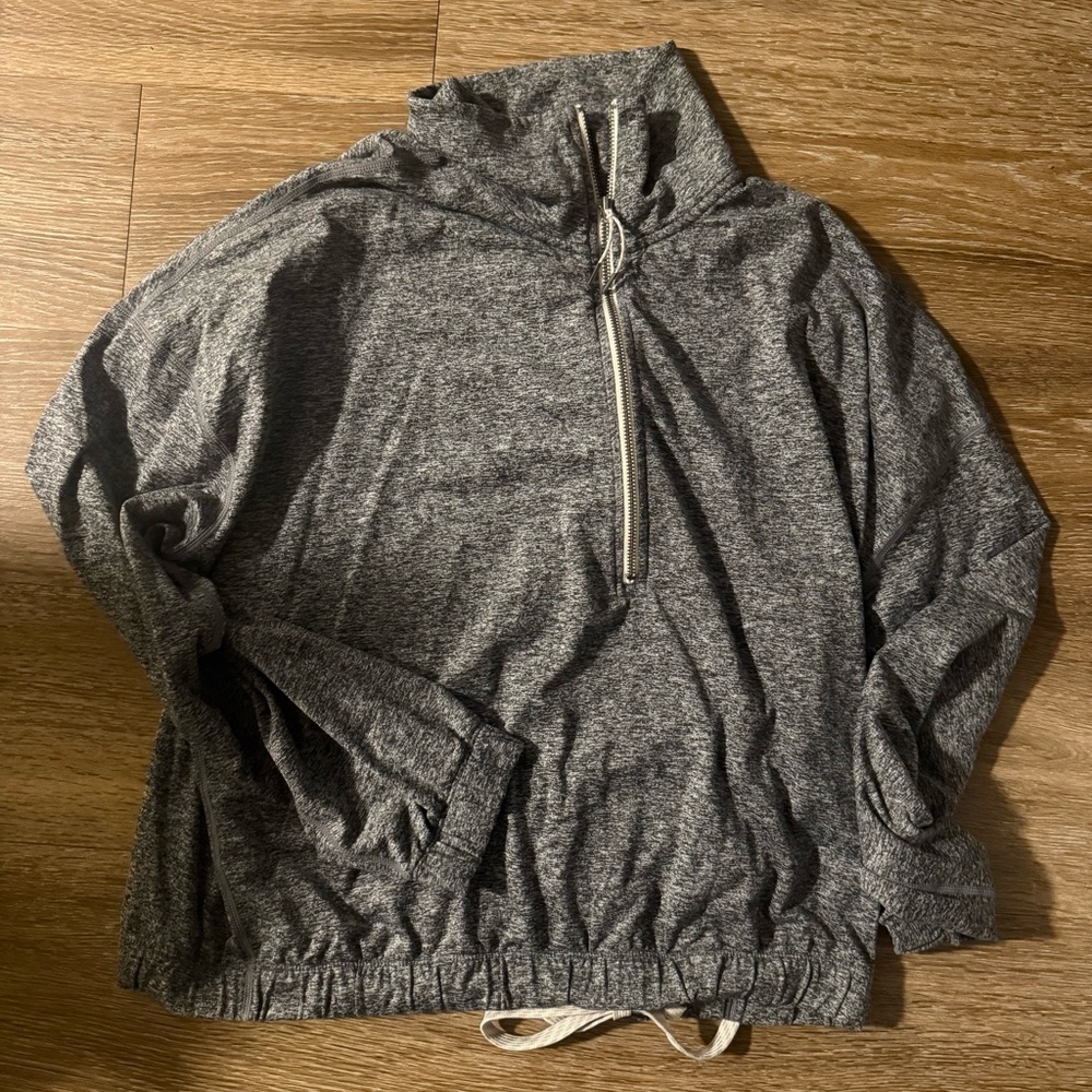 Vuori heathered gray Quarter-Zip Pullover